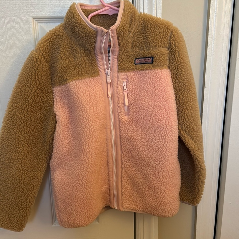Vineyard Vines pink/beige super warm jacket